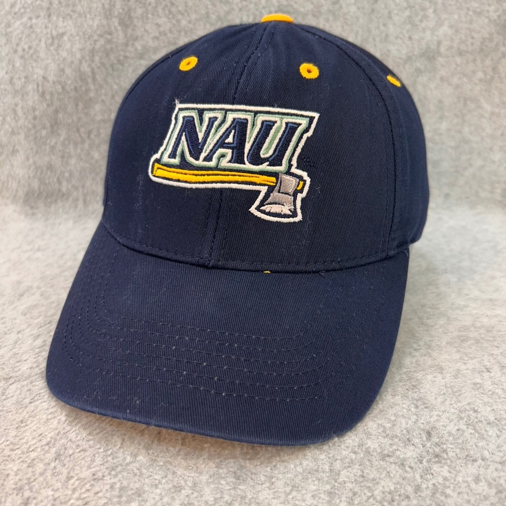 NAU Lumberjacks Mens Navy Captivating Headgear Baseball Hat Adjustable OSFA